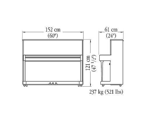 Yamaha b3 PE Klavier - Bild 2