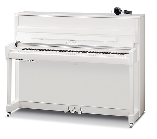Kawai K-200 ATX4 weiß, silber Klavier - Bild 1