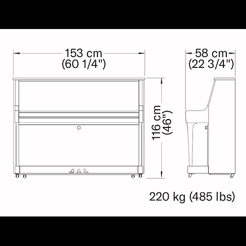 Yamaha b20 SC3 - Neu Klavier - Bild 3