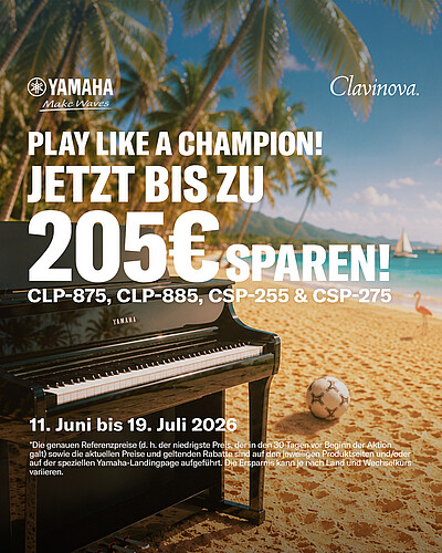 PLAY LIKE A CHAMPION Digitalpiano - Bild 1