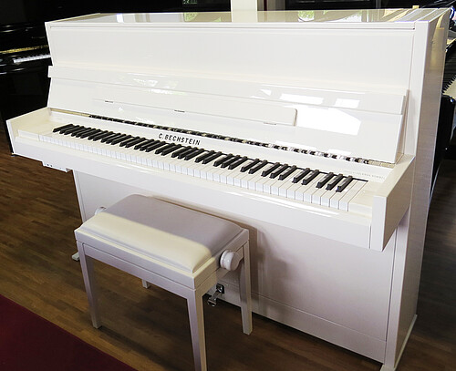 C. Bechstein A 112 weiß, chrom, Variosystem Klavier - Bild 4