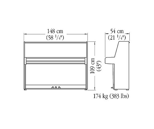 Yamaha b1 PE Klavier - Bild 2