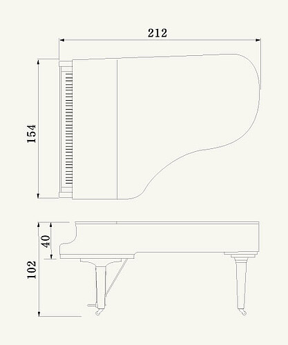 Yamaha C6X Flügel - Bild 5